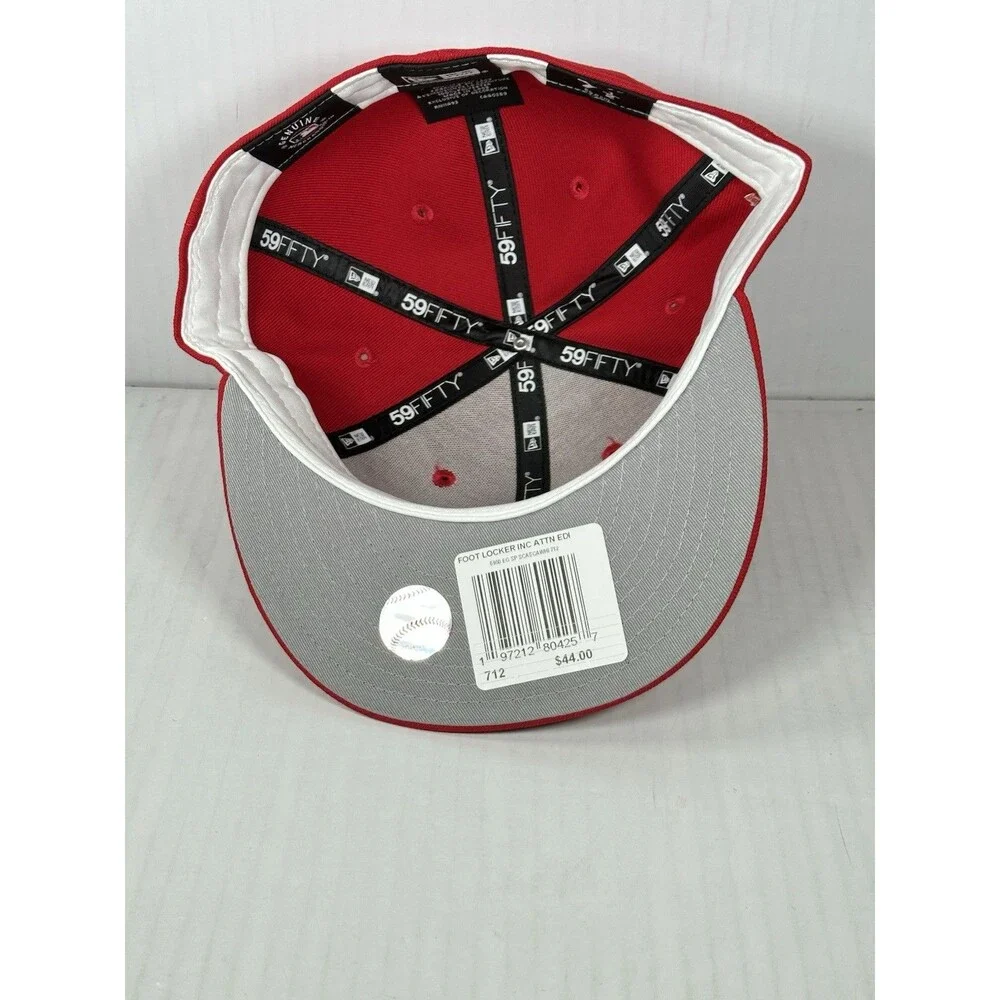 New Era Baltimore Orioles 59FIFTY Fitted MLB Hat Cap Side Patch Size 7 1/2 NWT